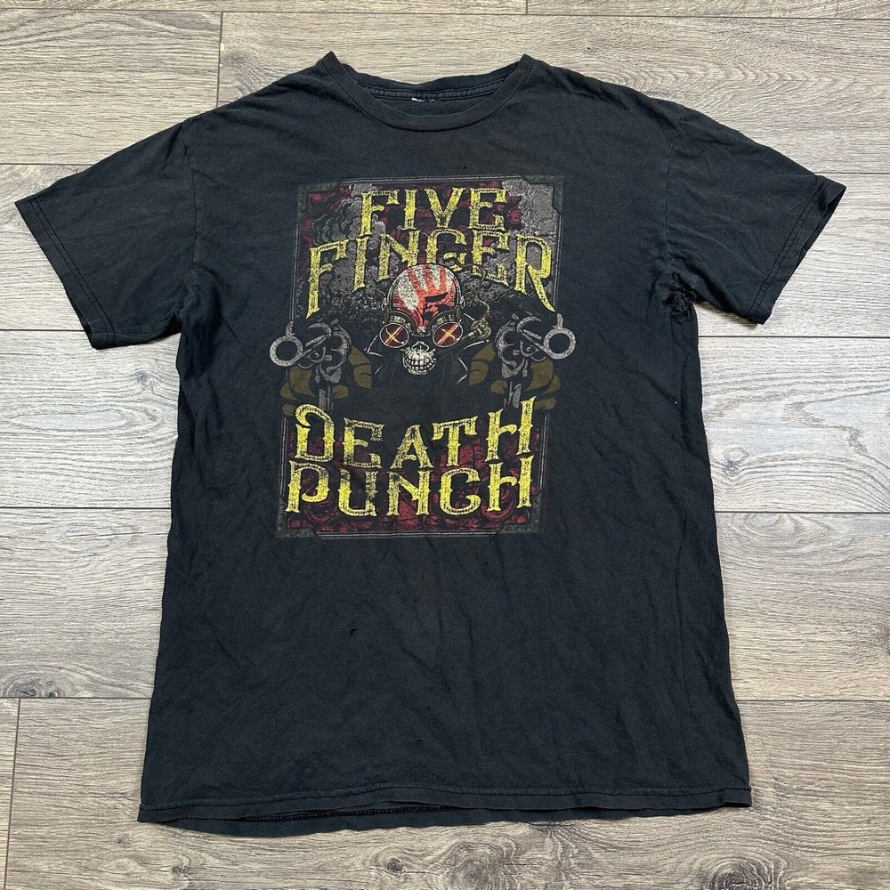 Five Finger Death Punch Shirt Adult Medium‎ Black Metal Band Music